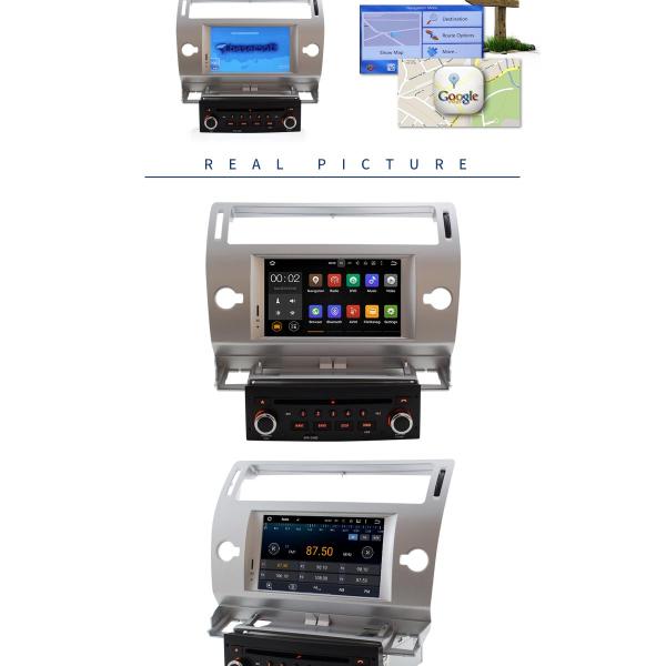 7" Reverse Camera Citroen Car Stereo DVD Player With CD Video FM AM