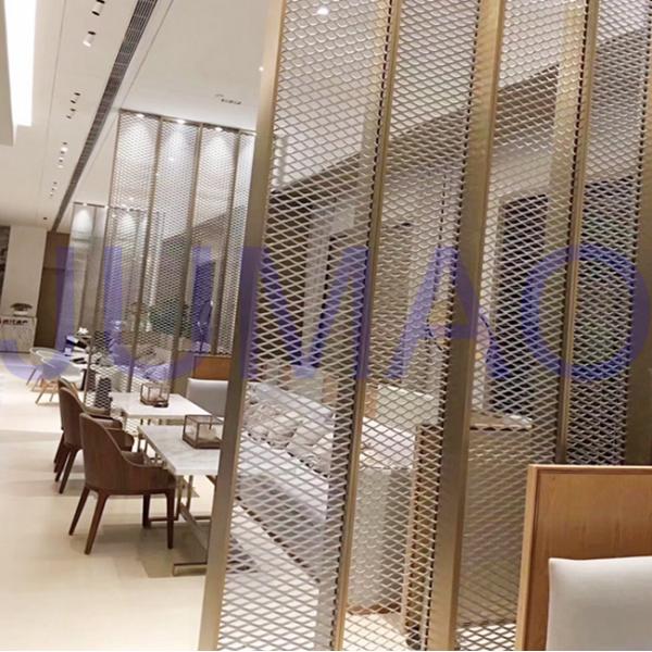 Single Skin Solid Architectural Expanded Metal Matt Grey Exterior Cladding