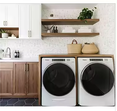 Quartz Stone Countertop Complete Set Kitchen Wall Cupboard with Veneer/Lacquer Finish