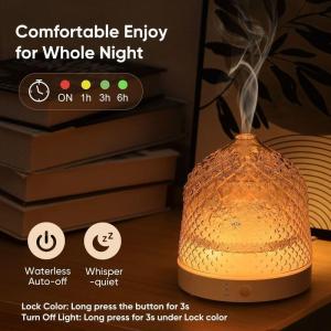 200ml Ultrasonic Aromatherapy Diffusers with Glass ▕ DN-851