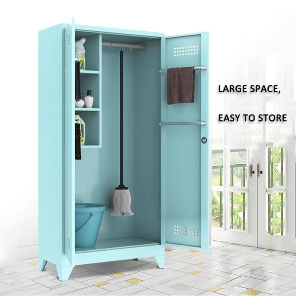 Multi Functional Tools Storage Locker Cleaning Tool Cabinet Double Door