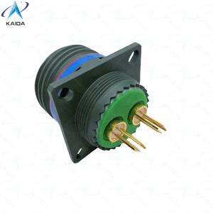 Olive Green Cadmium Quadrax PCB Receptacle Contacts 8D0C17W82PN Custom Quadrax