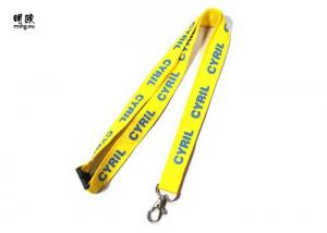 Quality Printed Logo Badge Holder Lanyard For Business Meeting Polyester Material for sale
