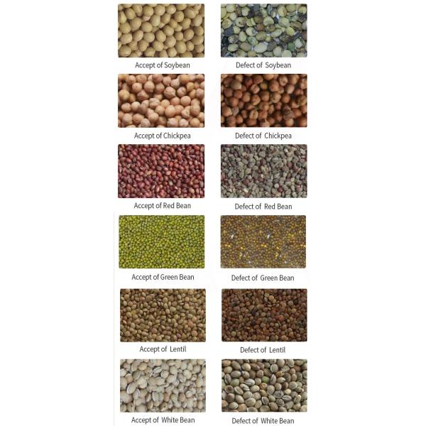 Optical Control CCD Agricultural Wheat Color Sorter 3 Chute