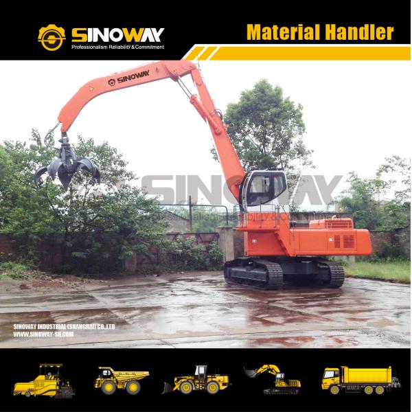42 Ton Crawler Material Handler Powerplant And Landfill Material Handling Equipment