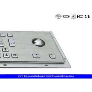 Kiosk Keyboard And Trackball Keyboard Stainless Steel With Pointing Devise
