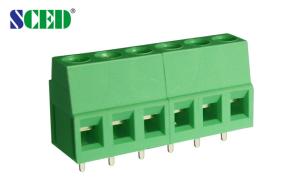 China 5.0mm PCB Terminal Block Connectors - Terminals 2P-24P Screw Clamp Terminal on sale