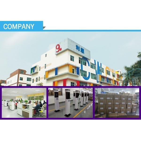 FCC CCC Touch Free Hand Sanitizer Dispenser Temperature Kiosk