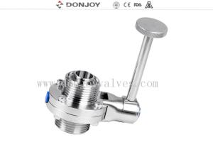 China SS316L RJT Thread Manual Butterfly Valves With Long Pull Handle on sale
