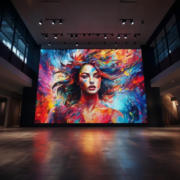 Buy Illuminate Indoor Digital Display Screens 1.53mm LED Large Screen Display FCC at wholesale prices
