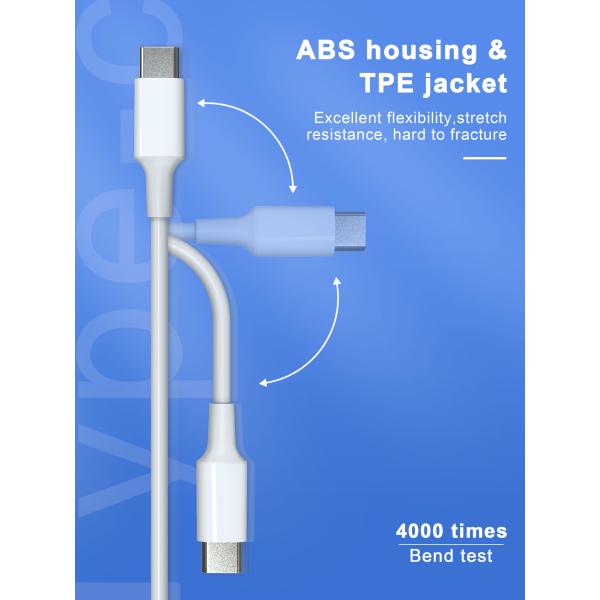 White OCC 10-13cm Usb Type C Audio Cable Type C To 3.5mm Headphone Jack