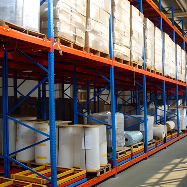 Cold Storage Push Back Racking System With Condensation Resistant Coatings