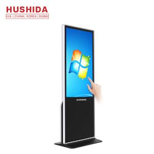 Quality Full HD IR Touch Display IPS Monitor 350cd/㎡ Brightness Floorstanding Type for sale