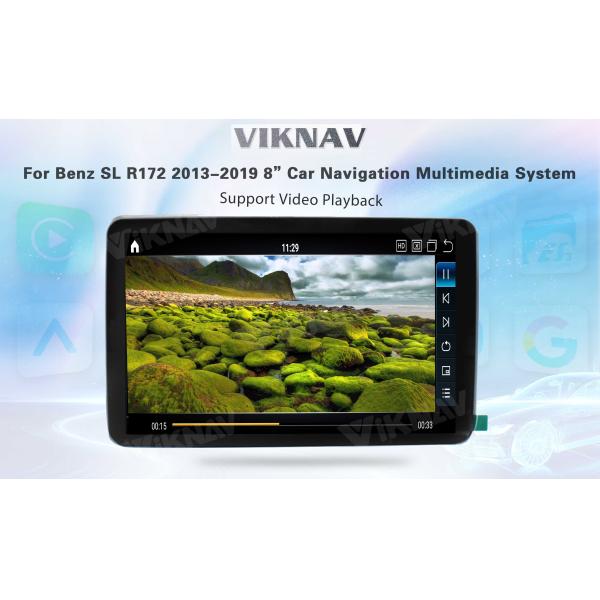 Viknav 8Inch Android Car Radio With Screen Multimedia Player For Mercedes Benz SL SLK SLC R172 2013-2019 GPS 2Din NTG4.5