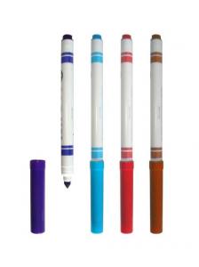 Quality Promotional Colored Washable Ink Fabric Medium Textile felt tip marker pen for sale
