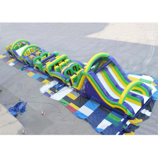 Quality Radical Run Extreme Inflatable Obstacle Challenges , Inflatable Slide Run for sale