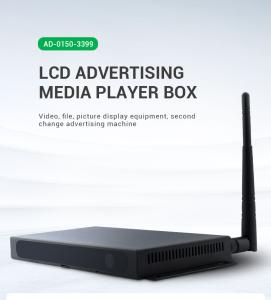 China 4K HD WiFi BT Ethernet RK3328 Android Media Player Box For Digital Signage Advertising on sale