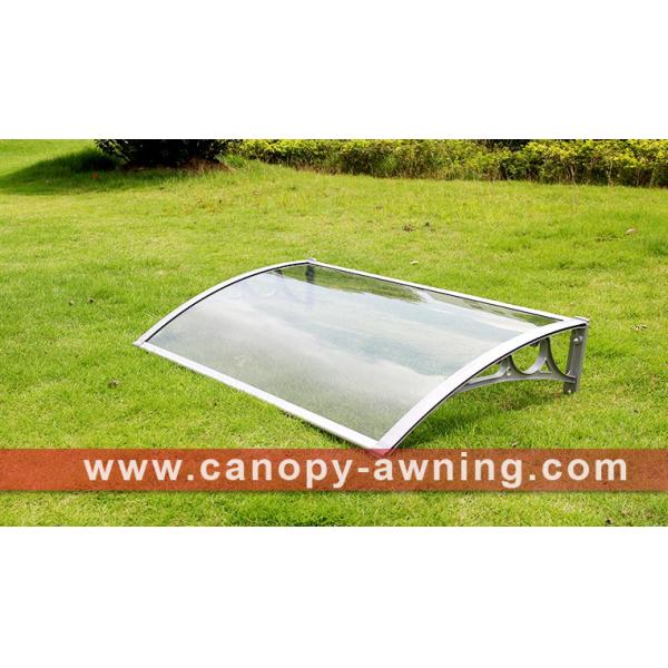 house diy door window pc polycarbonate canopy awning shelter canopies with cast aluminium alu support bracket