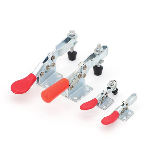 Galvanized 304 Stainless Steel Push Pull Toggle Clamps Heavy Duty Adjustable OEM