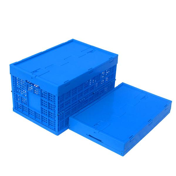 Bulk Totes Plastic Crate Reusable Collapsible Crate Plastic Container Compact When Folded Crate for Convenient Storage