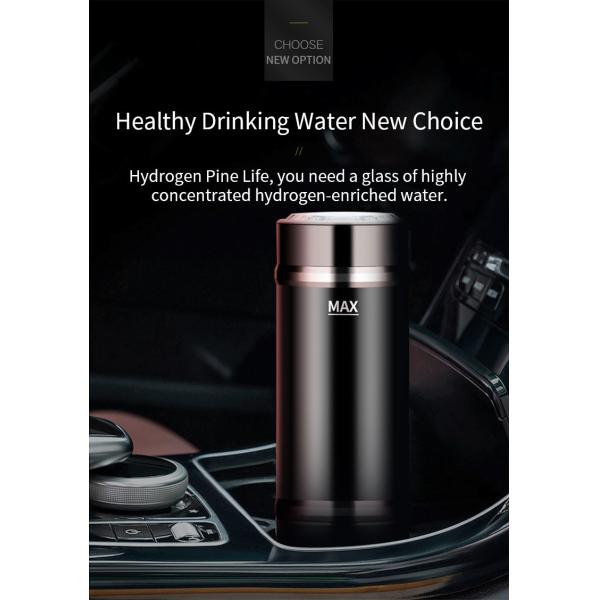 1300PPB Hydrogen Inhaler Cup Portable Smart Water Generator with 5V//1A Input Supply