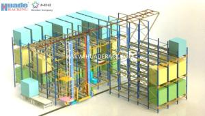 China ASRS Solution Shuttle Racking System Stacker Crane Combined With Shuttle on sale