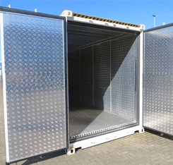 40ft Reefer Deep Blast Feezer Containers Polyurethane Insulated Thermo King Refrigerator for 60 Degree Fresh Tuna Storage