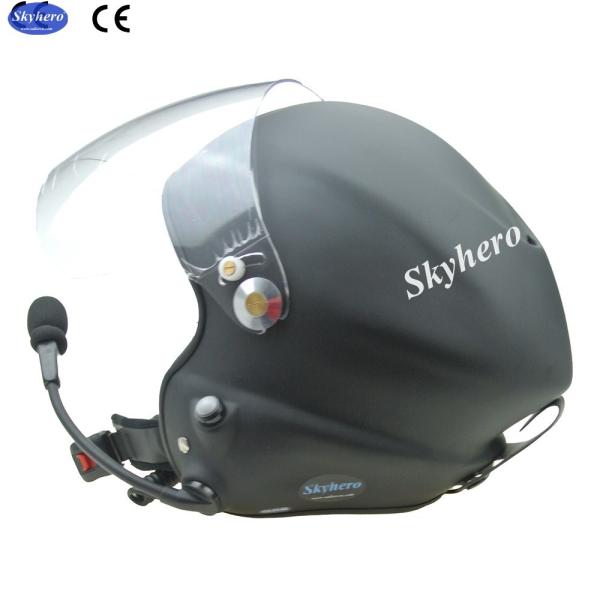 New colour Matt black Noise cancel paramotor helmet with goprobase professional factory
