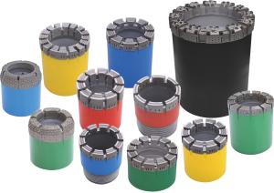 China PQ3 NTW BTW HTW Surface Set Diamond Core Drill Bits For Rock on sale