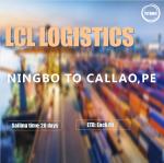 Ningbo To Callao Peru LCL International Shipping Logistics 28 Days