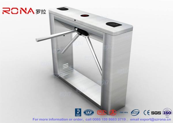 Buy Biometric Recognition Tripod Turnstile With Remote Button Control CE Approval at wholesale prices