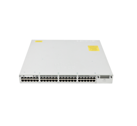 C9300-48P-A Catalyst 9300 48-port 1G Copper Cisco Ethernet Switch With Modular Uplinks PoE+ Network Advantage