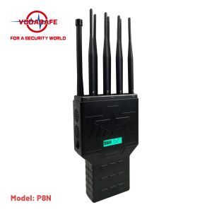 Quality 18W WIFI GPS Lojack Blocker 12000mAh Portable Phone Signal Jammer For Car for sale
