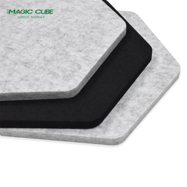 Customizable Sound Absorbing Wall Panels Polyester Fiber For Noise Control