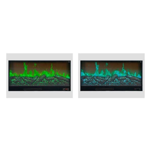 Customization 3D Electronic Fireplace Recessed Ambient Light For TV Cabinet Decoration