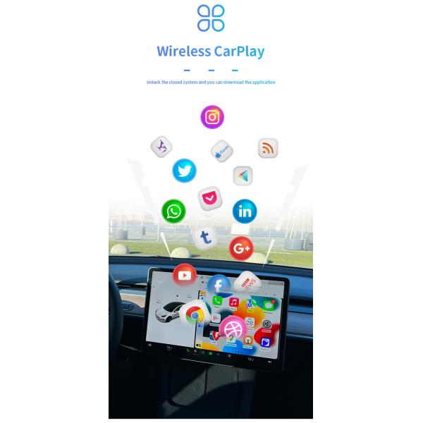 5V Portable Car GPS Navigation TESLA Smart Interconnect Box Non Destructive Installation