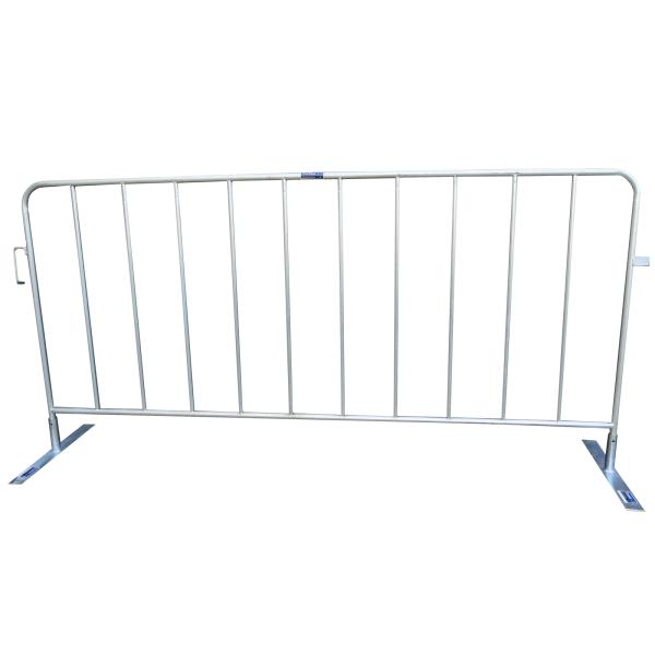 Hot Dipped Galvanized Crowd Control Fencing Easy Handle Corrosion Resistant