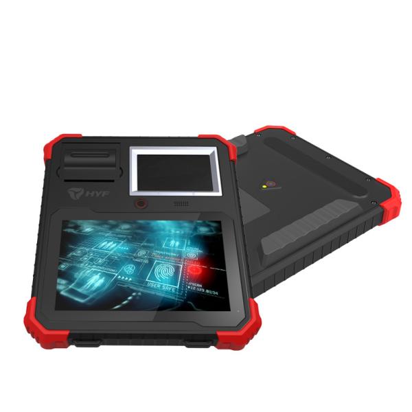 Red IB Fingerprint Biometric Device Scanner OTG NFC WIFI GPS For Employee Management