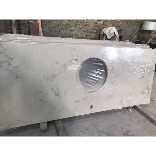 Crystal White Wholesale Quartz Stone Slab Quartz Countertop