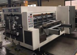 China Multicolor Water Base Flexo Printer Slotter Machine Automatically CE Certification on sale