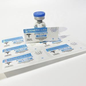 China PMS Color Steroid Vial Labels , Anti Counterfeit Pharmaceutical Vial Labels on sale