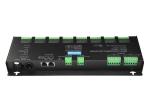 Black LED Strip Light DMX Controller , Constant Votlage RGBW DMX Controller For