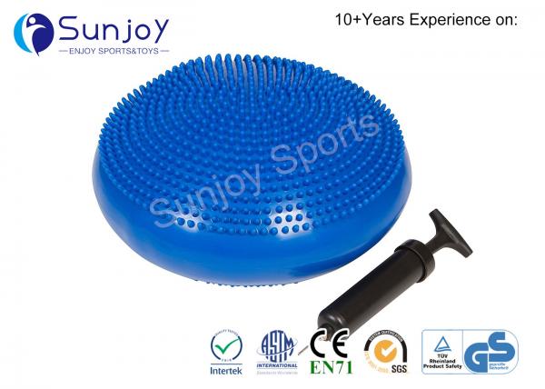 Sunjoy 33CM dia Cushion Balance PVC Yoga Massage Cushion And Soft Massage Balance Pad Disc Wobble Cushion ECO-friendly