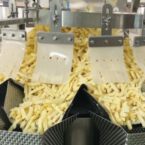 220V Automatic Shrimp Chip Packaging Machine 60-100BPM