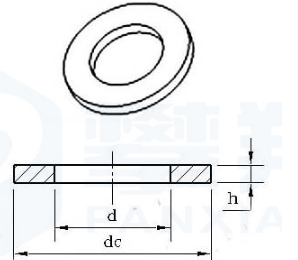 Durable Large Steel Washers , Galvanized Flat Washers Industrial Special Purpose