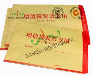 Quality Glossy Finish Custom Printed Envelopes , Personalized Business Envelopes for sale