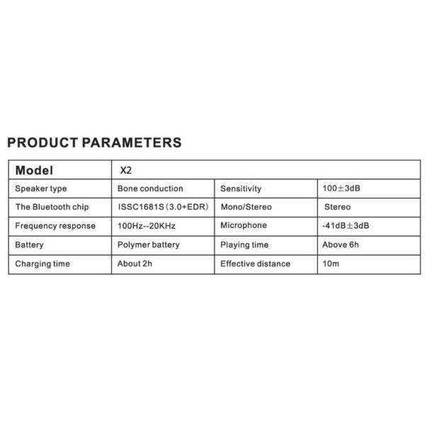 High Quality Bluetooth Bone Conduction Headphone