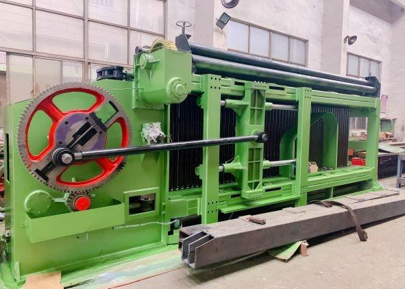 Buy PLC Control 100*120mm Gabion Mesh Machine With Overload Protect Clutch 2.6mm Wire at wholesale prices