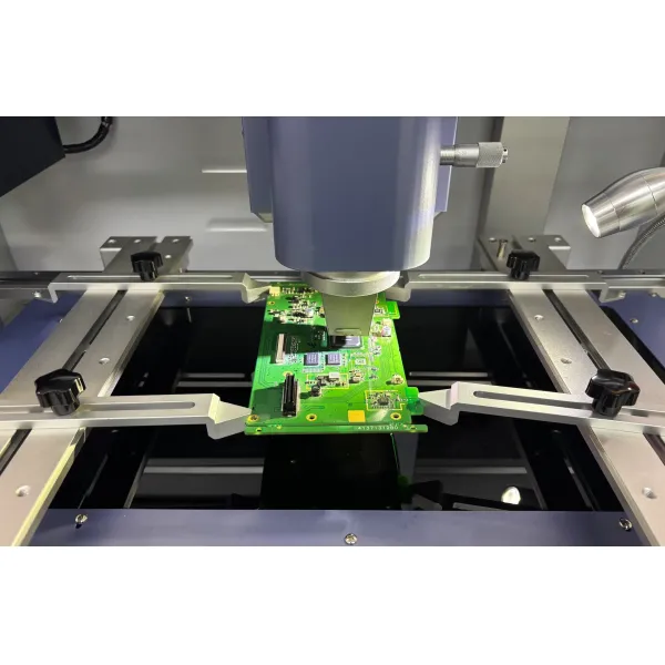 High Precision BGA Rework Station with 7-Axis Electric Control and Mounting Precision ±0.01mm for Max PCB Size 590×400mm