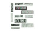 Iron On Square Single Custom Embroidered Patches Washable And Durable